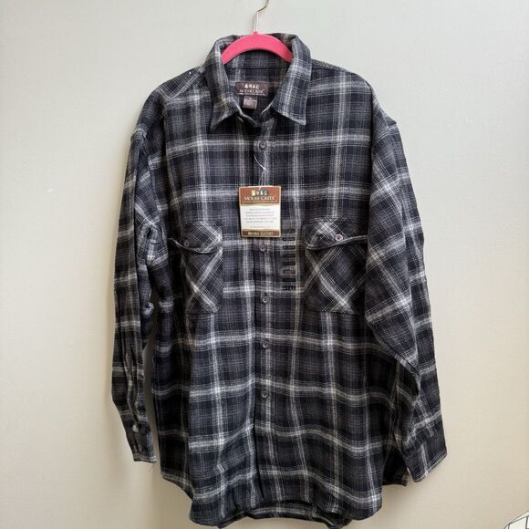 Moose Creek Shirt Plaid Original Long Sleeves Button Up Outdoor NWT Size XL - Picture 1 of 4
